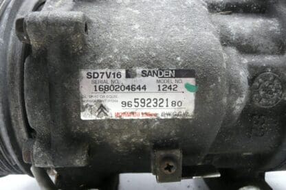 Sanden SD7V16 1242 9659232180 συμπιεστής κλιματισμού