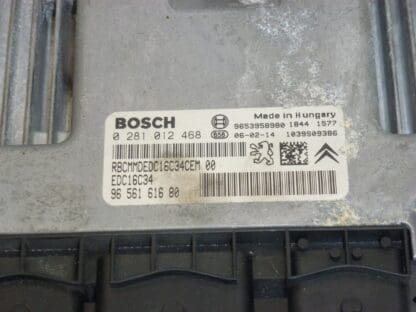 Μονάδα Bosch EDC16C34 Citroën Xsara Picasso 0281012468 9656161680