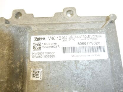 Μονάδα ελέγχου Valeo V46.13 Citroën Peugeot 9807138880 9691806980 9691682380