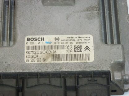 Μονάδα ελέγχου Bosch EDC16C34 0281011392