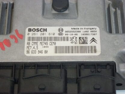 ECU Bosch ME7.4.5 0261201610 9663394680 194096