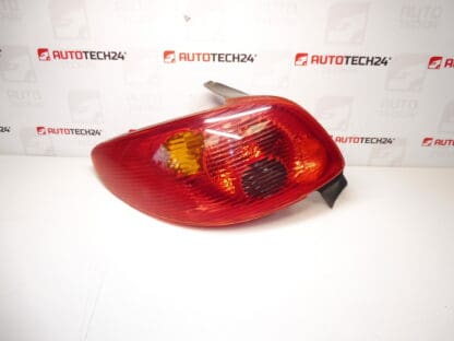 Γνήσιο αριστερό πίσω φως Peugeot 206 3/5 πόρτες από 7/2003 6350S0