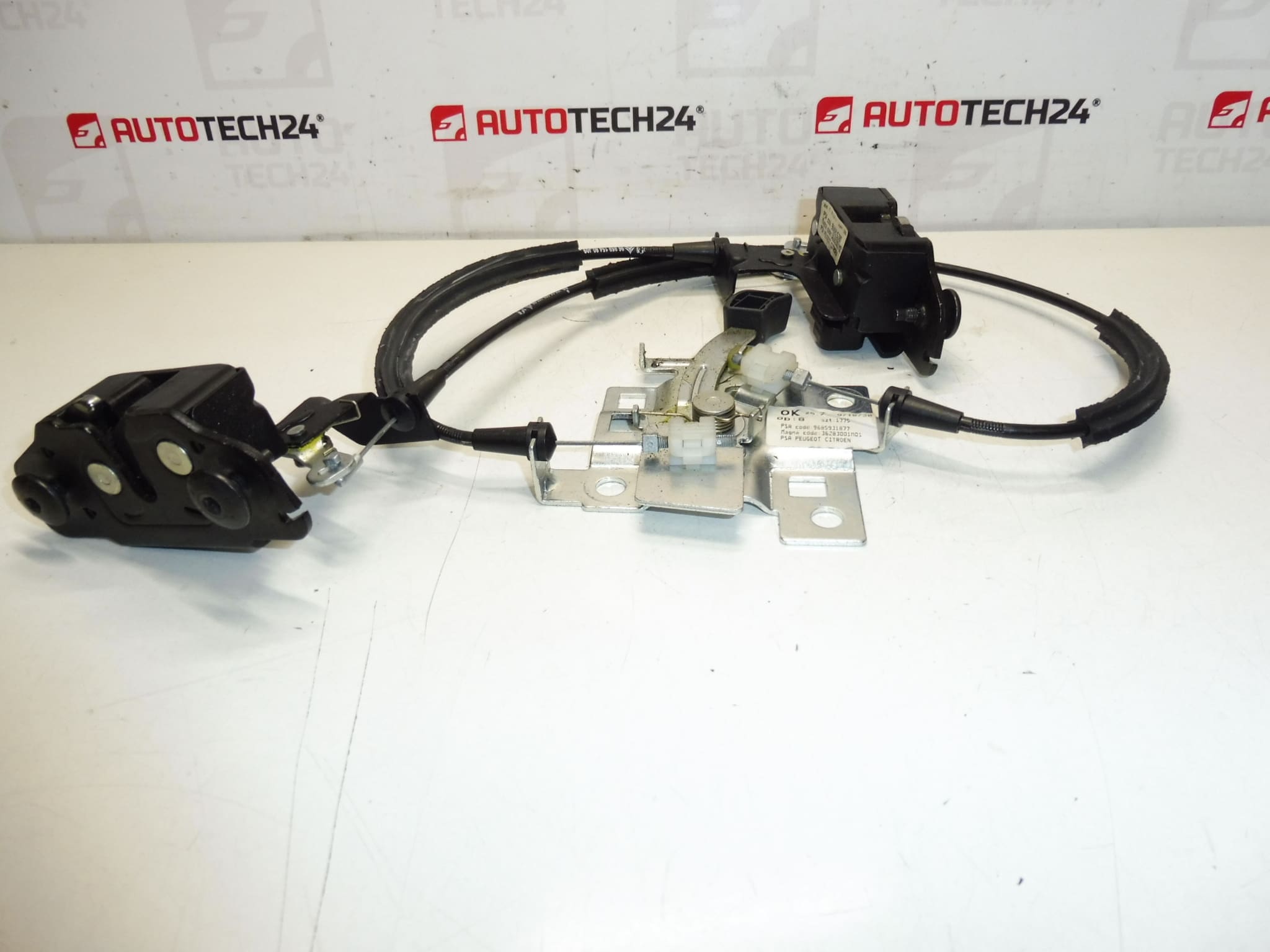 Σετ κλειδαριάς πίσω καπακιού Peugeot 3008 9685931877 9685915280 - Image 2